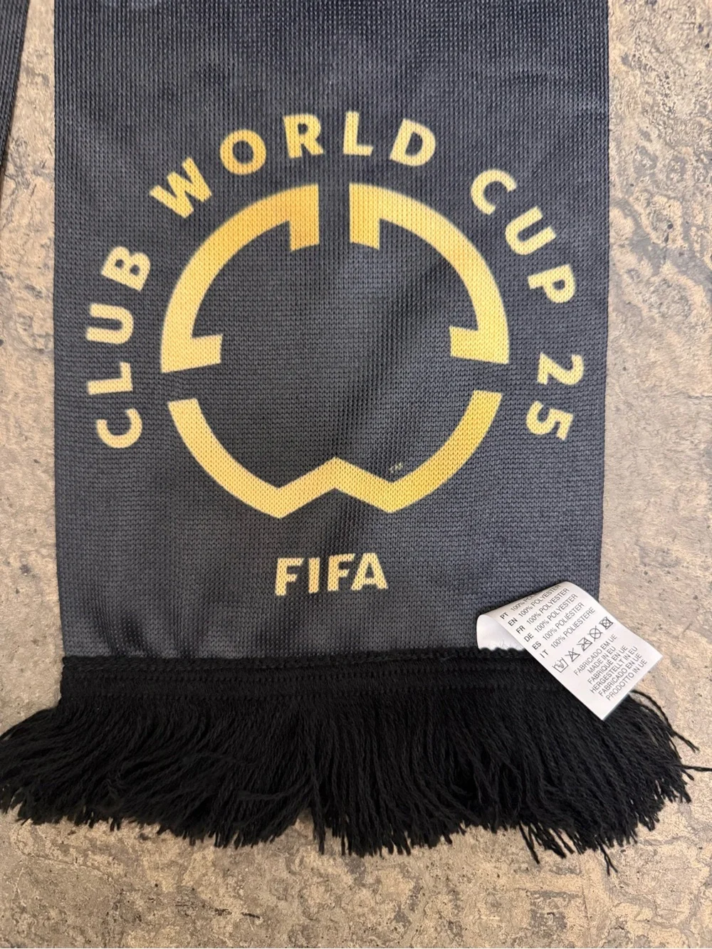 FIFA Club World Cup 2025 Black Scarf